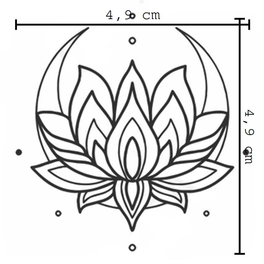 Moon Lotus Tattoo